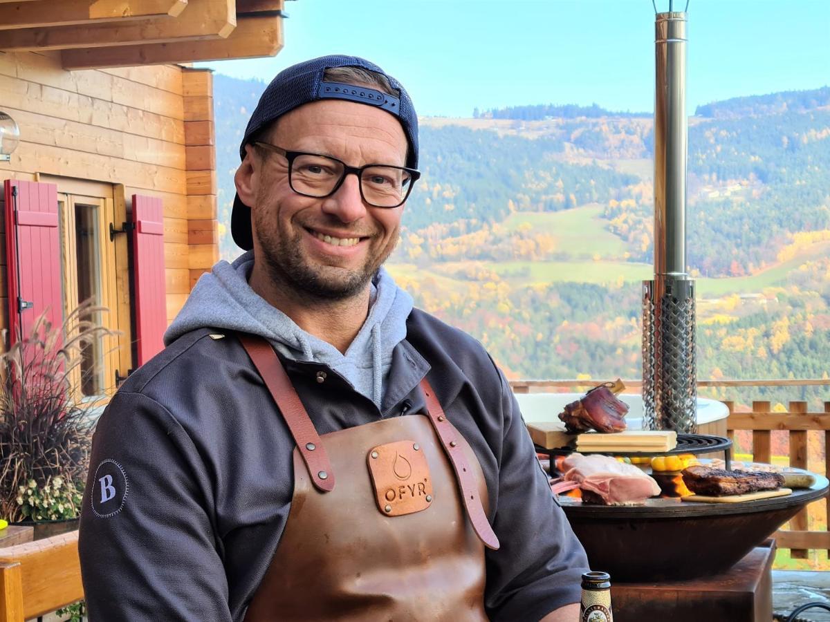 Bergchalet Am Waldrand - Pool, Sauna & Kamin Pöllauberg Eksteriør bilde